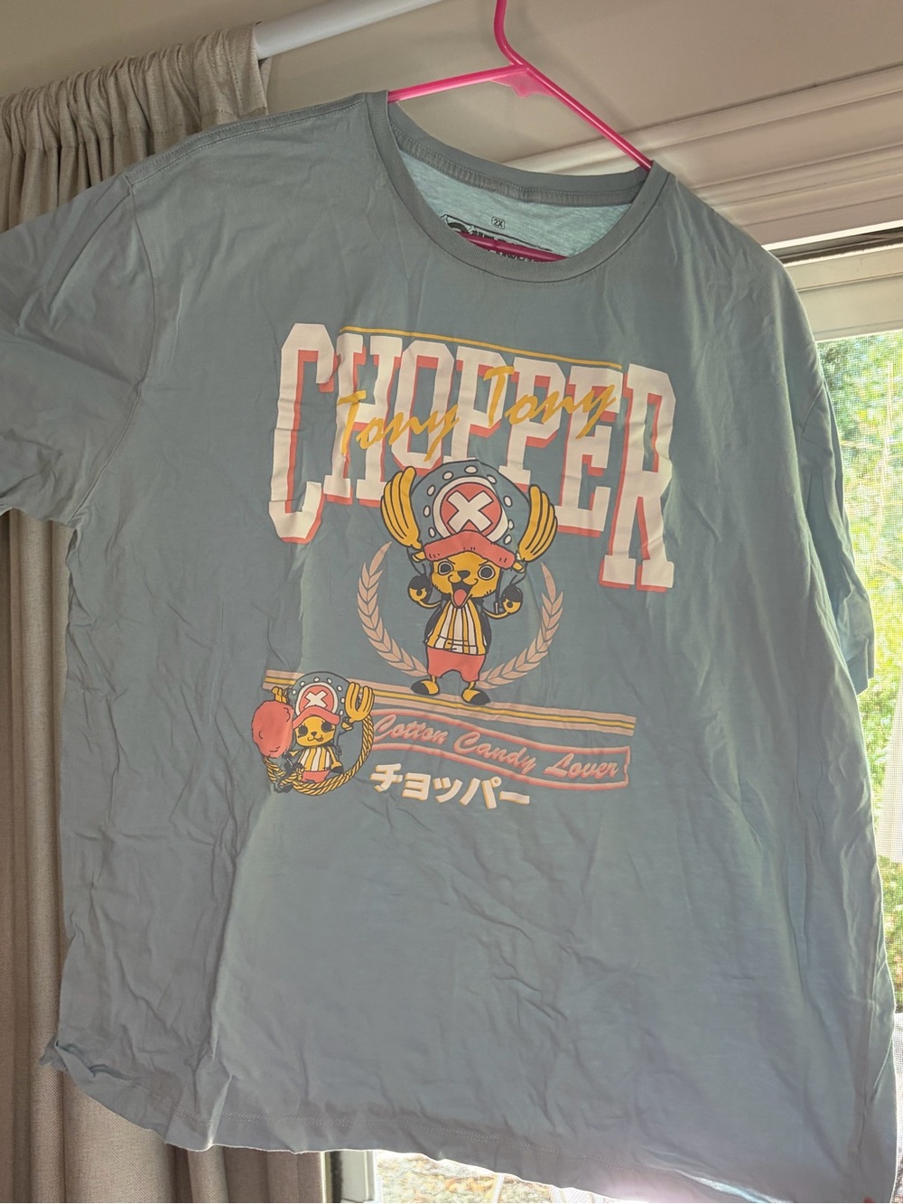 Chopper Graphic Tee - Light Blue